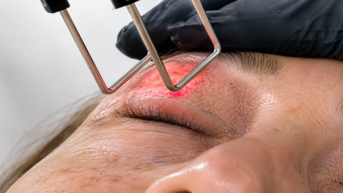 Procedimiento de blefaroplastia láser DEKA