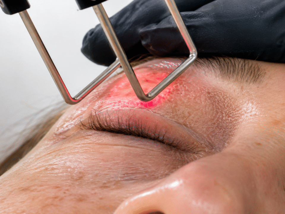 Procedimiento de blefaroplastia láser DEKA